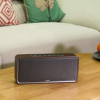 DOSS SoundBox XL Bluetooth Speaker with Subwoofer, 32W Loud Sound with Booming Bass, Dual DSP Technologies, 10H Playtime, USB-C, TWS, 2.1 Audio Channel for Home, Indoor and Office - Gold