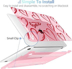 MEEgoodo Case for MacBook Pro 13 inch Case 2022 2021 2020 New A2338 M2/M1 A2251 A2289, Laptop Hard Shell with Keyboard & Camera Cover Compatible with 13 inch MacBook Pro, Heart with White Wings