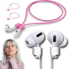 Ultra Strong Magnetic Airpod Pro Strap Anti-Lost Cord Sports Lanyard Compatible with Airpods 3rd 2nd Generation Pro 3 2 1 (3 Pink)