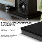 Starfavor Subwoofer Isolation Pad for 8-10 inches Subwoofers,15"*15"*2.1"Isolation Platform Acoustic Riser Pad,Audio Acoustic Noise Isolation Platform Pads for Studio Monitor,Subwoofer,Loud Speakers
