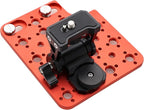 Monitor Mount Holder Bracket, 360 Tilt Swivel Rotation for Atomos SmallHD Camera Video Monitor, Teradek Wireless Transmission Motor Microphone, 3/8" 1/4" Black