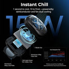 SMALLRIG All-in-One Cooling Dual Handle Phone Cage Kit for iPhone/Android, 15W Active Cooler & 4-in-1 USB-C Hub, Universal Compatibility 2.5-3.1" Phones, for Live Streaming- 5276
