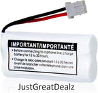JustGreatDealz Battery BT-1021 BT1021 BBTG0798001 for Uniden Cordless Handset Telephones (2-Pack)