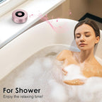 XLEADER Mini Bluetooth Speaker (Gift Box Packed) Portable Speakers Bluetooth Wireless with Micro SD/Mic/Aux Input, Touch Screen, 12H Playtime, Cute Pink Small Speaker for iPhone Laptop Shower Office