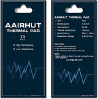 Aairhut Thermal Pad 13W/mK [0.5~3mm], 85 x 45 x 0.5mm Silicone Cooling Pad Non Conductive Heat Resistance Extreme Odyssey Cover with Dual Self-Adhesive Films for PC Laptop PS4/PS5/CPU/GPU/Computer