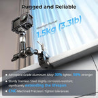 SMALLRIG 7 Inch Magic Arm with Crab-Shaped Clamp, Arm with 1/4"-20 Screw and Retractable Pins, for Action Cameras, Monitors, Video Lights, and Microphones - 5310