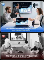 2025 Upgraded Wireless HDMI Transmitter and Receiver, 4K Decode 1080P Output,2.4G/5G Plug&Play Portable HDMI Wireless for Streaming Video and Audio to Monitor from Laptop/TV Box