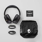 Skullcandy Crusher ANC 2 Wireless Over-Ear Bluetooth Headphones with Multi-Sensory Bass, Active Noise Cancelling, Up to 60 Hours Battery, Microphone for iPhone Android - Plasma