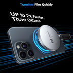 SAN ZANG MASTER Magnetic Portable Solid State Drives: Ultra-Thin, Portable Design for Secure Grip, Easy Connectivity, and Reliable Performance (1, TB)