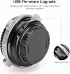 VILTROX EF-M1 Pro Lens Adapter, Auto Focus Ring Mount Adapter Lens Converter with Security Lock Compatible with Canon EOS EF/EF-S Lens to M4/3 MFT GH4 GH5 GF6 GX7 E-M5 E-M10II E-PL5 Cameras