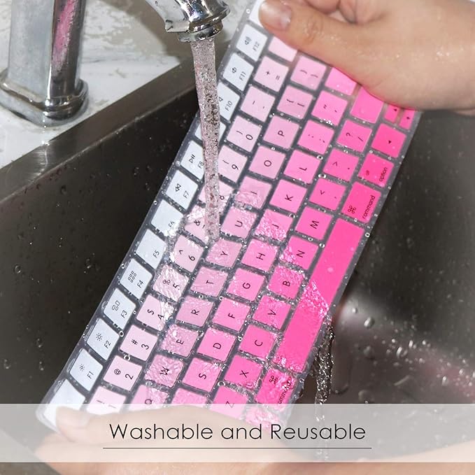 Allinside Ombre Pink Cover for Apple Magic Keyboard (MLA22LL/A) with US Layout