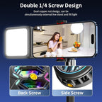 Cell Phone Cooler with LED, Cooling Power, Compatible with 2.5-3.5 Inch Wide Smartphones for Gaming, Live Streaming and Video Recording