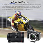 VILTROX EF-M2 Pro Lens Adapter 0.71x Auto Focus EF Lens to M4/3 Mount Adapter Compatible with Canon EF Lens to M4/3 Mount Camera GH4 GH5 GF8 GF9 GX8 GX85 G6 G7 E-M5 E-M10 E-PL7 E-PL8 E-P5 Pen-F