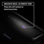 Sony ULT Field 1 Waterproof Portable Bluetooth Speaker, Enhanced Bass, 12h Battery, IP67 Rated Dustproof Shockproof Rustproof, Detachable Strap, SRSULT10D, Orange