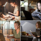 Rechargeable Desk Lamp LED Desk Lamps Eye-Caring Desk Lamps Dimmable Office Lamp with USB Chager Touch Control for Home Office Student Dormitory