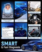 MUCAR CDE900 Elite OBD2 Scanner with 28 Reset Service, Engine Transmission ABS SRS Code Reader Scan Tool, Car Scanner Diagnostic Tool, Auto VIN, FCA AutoAuth, Lifetime Free Upgrade
