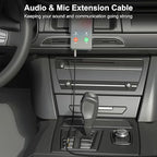 J&D 3.5mm TRRS Cable, 1/8 Inch 4 Pole TRRS Jack Male to Female Auxiliary Extension Cable for Headphones, Car Stereos, Phones and Speakers, 3 Feet