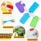 36Pcs Large Cable Labels - 8 Colors Reusable Write-On Wire Tags, Wire Identification Labels for Electronics, with 40Pcs Label Stickers, Cable Management for Home/Office, Rectangle & Oval
