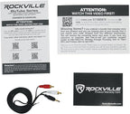 Rockville BluTube SG 70W Home Theater Tube Amplifier Stereo Receiver, Bluetooth, USB/RCA/Optical/Coaxial Inputs, 35W x 2 RMS @ 4 Ohm, for Music and Movies