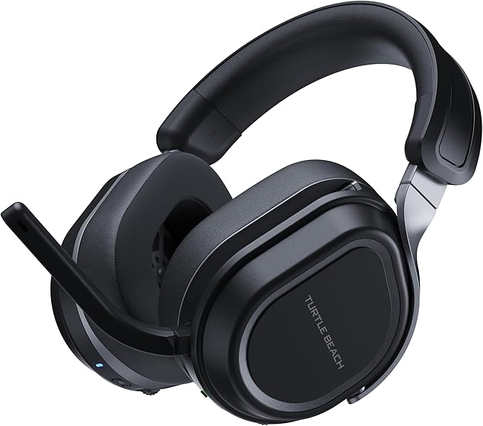 Turtle Beach Stealth 700 Gen 3 Wireless Multiplatform Amplified Gaming Headset for PS5, PS4, PC, Mobile – 60mm Drivers, AI Noise-Cancelling Mic, Bluetooth, 80-Hr Battery, Dual Transmitters – Black