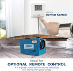 ALORAIR Commercial Dehumidifier 113 Pint, with drain Hose for Crawl Spaces, Basements, Industry Water Damage Unit, Compact, Portable, Auto Defrost, Memory Starting, 5 Years Warranty, Sentinel HD55