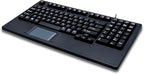 Adesso AKB-425UB - Easytouch Rackmount USB Touchpad Keyboard, Black