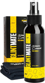 Screen Cleaner Spray (3.3oz - 100ml) - Streak-Free, Eco-Friendly Screen Cleaning Kit | Best for TV, Laptops, Computer Monitors, Phones, Tablets