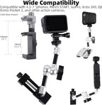 Magnetic Phone Fence Post Mount + Fence Clip Kit for Gamechanger for Mevo Start, GoPro, iPhone, DJI Osmo Pocket 3 and Action Cameras, for Recording Baseball,Softball and Tennis Games