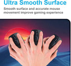 Mountain Peak Beautiful Scenery Game XXL Mouse Pad, Sunset Hill Extended Computer Decorative Table Pad with Stitched Edge Anti Slip Base Mouse Pad 35.4 x 15.7 x 0.12 Inches