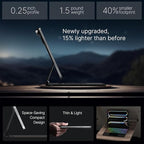 typecase Edge Keyboard Case for iPad Pro 11-inch (M4) 2024,Magic Keyboard with 11 Colors Backlight for iPad Pro 11,Keyboard Case with Pencil Holder,Multi-Touch Trackpad, Easy-Set Magnetic Stand,Black