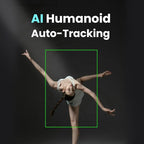 AI Auto Tracking PTZ Camera 3G-SDI/USB3.0/HDMI/LAN PoE 30X Optical and 8X Digital Zoom Live Streaming Camera 1080P 60FPS for Church Services Worship Education Events vMix OBS YouTube