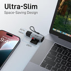 acer SD Card Reader USB C, Dual Slots USB 3.0 Type C to Micro SD Card Adapter, Memory Card Reader for MicroSD, SDHC, SDXC, Compatible with Laptop, PC, iPhone16/15, MacBook Pro/Air, iPad Pro, Android