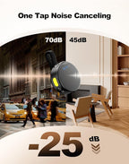 Wireless Mini Microphone for Camera/iPhone/Android/iPad/Laptop, Lav Mic with Charging Case, AI Noise Reduction, 50H Battery, 230ft Range, Lavalier Microphone for Video Recording, YouTube, Vlog