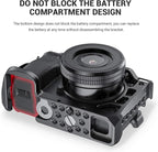 SMALLRIG Cage for Sony Alpha A6600/ILCE 6600 Mirrorless Camera with Cold Shoe Mounts - CCS2493