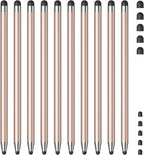 Stylus (10Pcs), Stylus Pen for Touchscreen, High Precision and Sensitivity Stylus Pen for Android Smartphone and Tablets, Compatible with All Capacitive Touch Screen (Rose Gold)