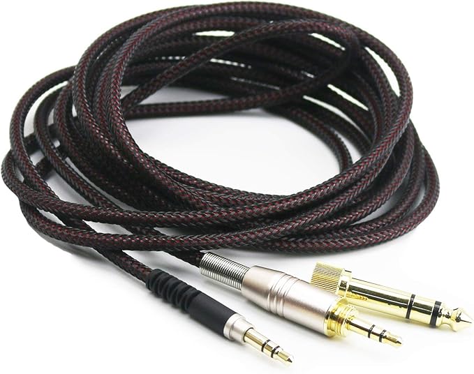 NewFantasia Replacement Audio Upgrade Cable Compatible with Audio-Technica ATH-M50xBT, ATH-AR3BTBK, ATH-SR50BT, ATH-ANC7B, ATH-ANC9, ATH-S700BT, ATH-SR5BTBK Headphones 1.5meters/4.9ft