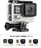 Skeleton Housing Case for GoPro Hero 4, Hero 3+, Hero 3 Action Camera Side Open Protective Housing Case with Skeleton Backdoor for Hero4 Black / Hero4 Silver / Hero3+ / Hero3
