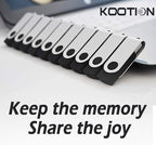 KOOTION 100 Pack 2GB Flash Drive Bulk USB 2.0 Thumb Drive Wholesale Flash Drives Swivel Memory Stick Jump Drive (Black, 100 Pcs 2GB Without Logo)