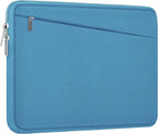 15.6 inch Laptop Sleeve, Slim Computer Carrying Bag Protective Cover Briefcase with Front Pocket, Durable Laptop Case for 15-16 Inch HP, Dell, Lenovo, Asus- Sky Blue