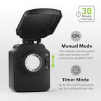 BN-LINK 24-Hour Mechanical Outdoor Light Timer, Waterproof, Heavy Duty, 15A 1/2HP, 1 Grounded Timer Outlet for Home and Garden,ETL Listed,2 Pack