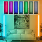 4 Pack 4ft Portable Battery Powered Tube Light 120cm Handheld LED RGB Lights Tube with Tripods, 500 Vivid Effects for Video and Photography,Light Painting,YouTube,Video and Dance Club