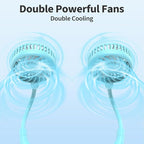 PANERGY Portable Neck Fan Rechargeable Hand Free Personal Fan Mini Wearable Battery Operated USB Fan for Men Women Kids Sport Work Travel