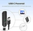 ATUMTEK Bluetooth Remote Shutter, Carbon Fiber Design, Rechargeable Camera Remote Control for iOS & Android Smartphones, Compact and Portable, with Type-C Charging, 10m Remote Range, Bluetooth 5.0
