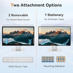 Mamol 20 Inch Computer Privacy Screen Filter for 16:9 Widescreen Monitor, Anti Glare & Blue Light Filter, Removable Computer Monitor Privacy Shield, Anti-Scratch Screen Protector Film 20 in