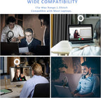 Video Conference Lighting Kit, Ring Light for Monitor Clip On,for Remote Working, Distance Learning,Zoom Call, Self Broadcasting and Live Streaming, Computer Laptop Video Conferencing