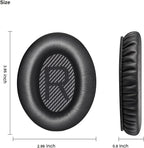 QC35 Replacement Ear Pads,Replacement Ear Pads for Bose QC35 & QC35ii (QuietComfort 35) Headphones - Softer Leather, Memory Foam, Extra Durability