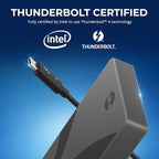 SABRENT Thunderbolt 4 Hub, 60W Charging USB-C Dock for Laptops, 3X TB4 + 1x USB-A, Supports Dual 4K@60Hz or 8K@60Hz Display, Certified TB4 Cable, macOS/Windows Compatible (HB-TBT4)