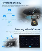 8core 4G+64G Car Radio for Toyota Camry 2006-2011 Support Canbus Original JBL Navigation, RSNAVI Car Stereo Wireless Carplay Android Auto 9'' Touchscreen WiFi BT/FM/RDS/EQ Backup Camera