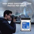 512GB CFexpress Type B Memory Card VPG400 Up to 1900/1500 MB/s Read/Write- Shooting Video and Photo in up to 8K RAW Compatible with Nikon Canon panasonic Fujifilm Camera
