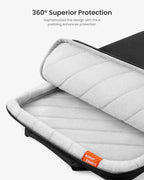 tomtoc 360 Protective Laptop Sleeve Designed for 16-inch New MacBook Pro M4/M3/M2/M1 Pro/Max 2024-2019, Water-Resistant Well-Organized Accessory Sleeve Case with Handle